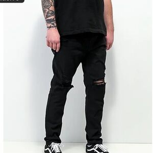 💚Empyre Verge black distressed skinny jeans